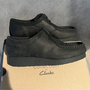 Clark’s Women’s Loefers Padmora Black Leather Size 8 US